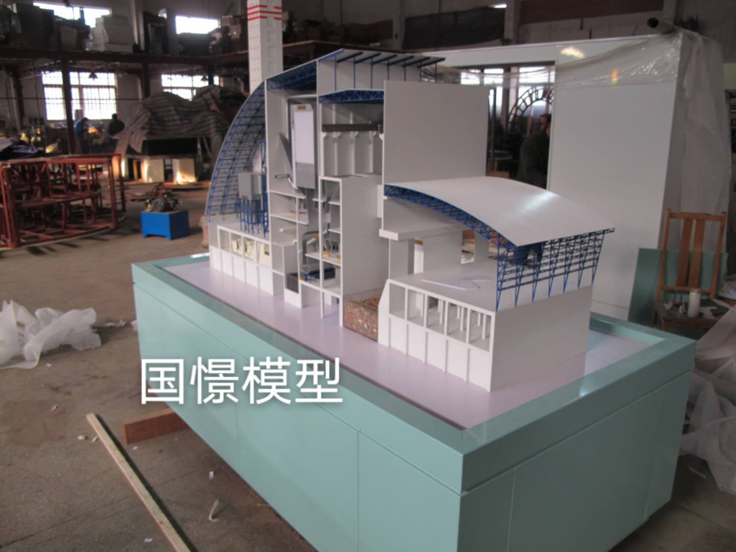 易县工业模型