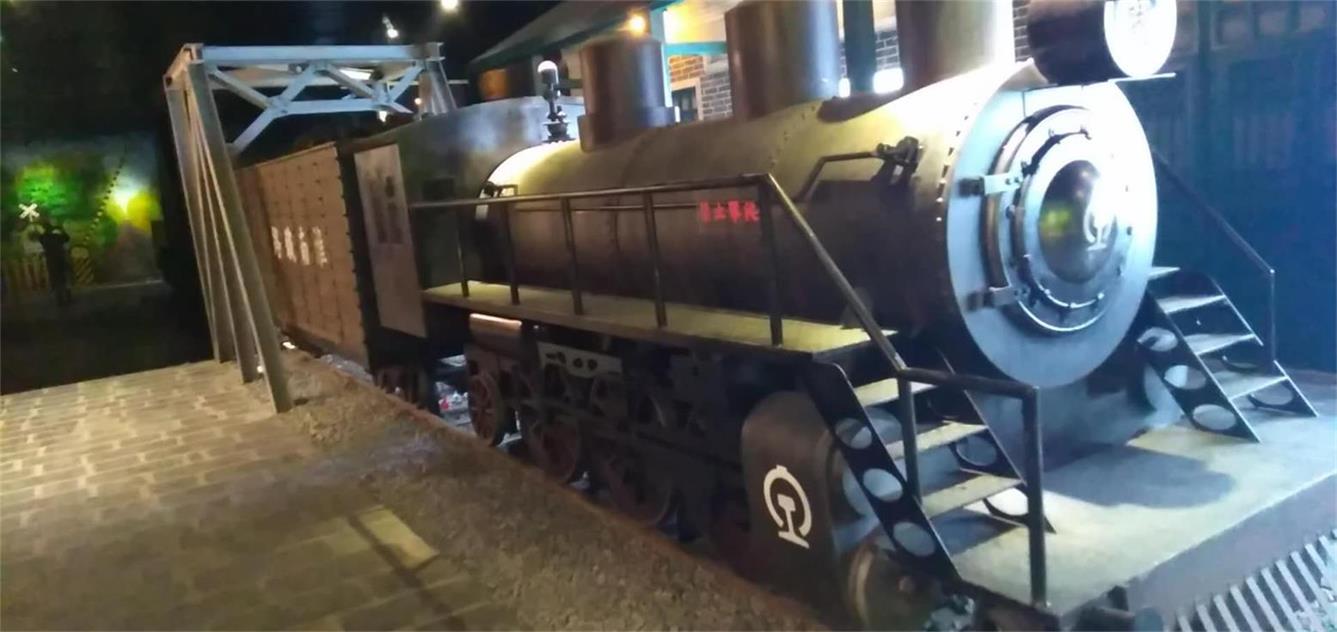 易县蒸汽火车模型